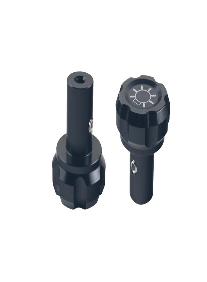 DEWHEL Headlight Switch Knob Compatible with Ford F150 F250 F350 1992-1997 F5TZ11661A F5ZZ11661A Aluminum Black - Image 4