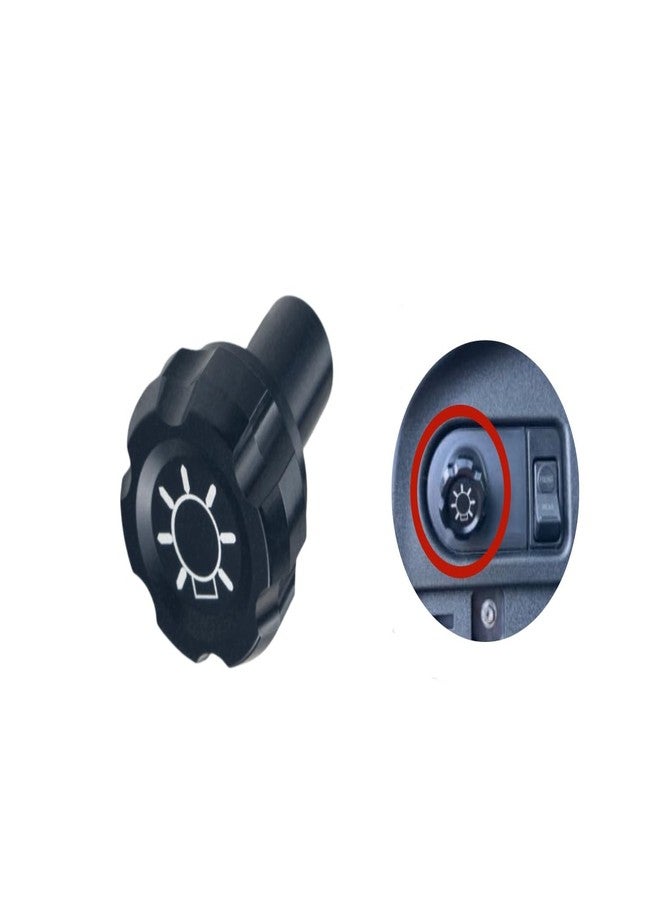 DEWHEL Headlight Switch Knob Compatible with Ford F150 F250 F350 1992-1997 F5TZ11661A F5ZZ11661A Aluminum Black - Image 5