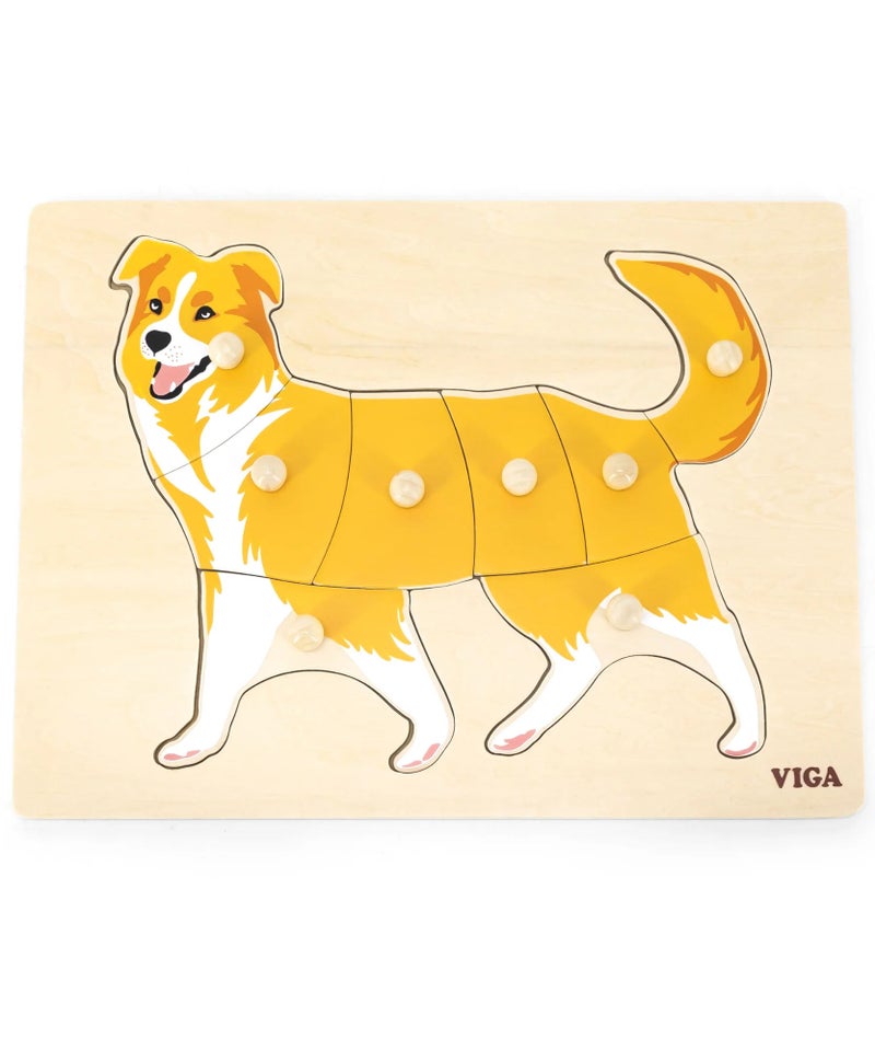 Dog 8 Piece Knob Puzzle