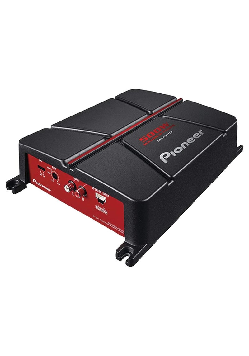 Pioneer GM-A3702 2-Channel Bridgeable Amplifier - 500W Peak Powerful Car Audio Amplifier with Adjustable Bass Boost - Image 1