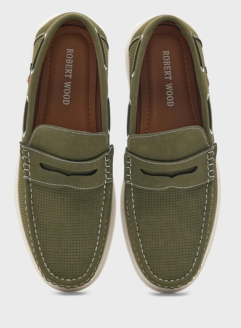 Robert Wood Casual Slip Ons