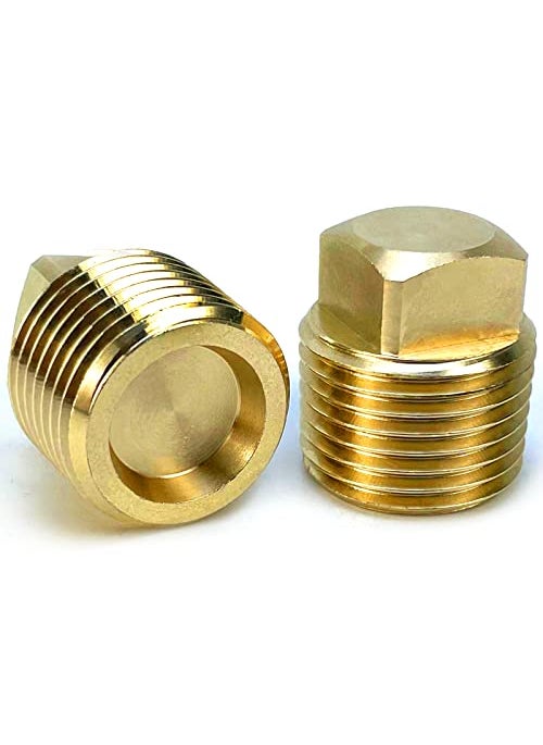 HAPDEN HAPDEN Boat Plugs 12 Inch Npt Solid Brass Boat Drain Plug 2 Pack Garboard Drain Plug Boat Drain Plug Fits Most Boat Hulls 12 Inch NPT 