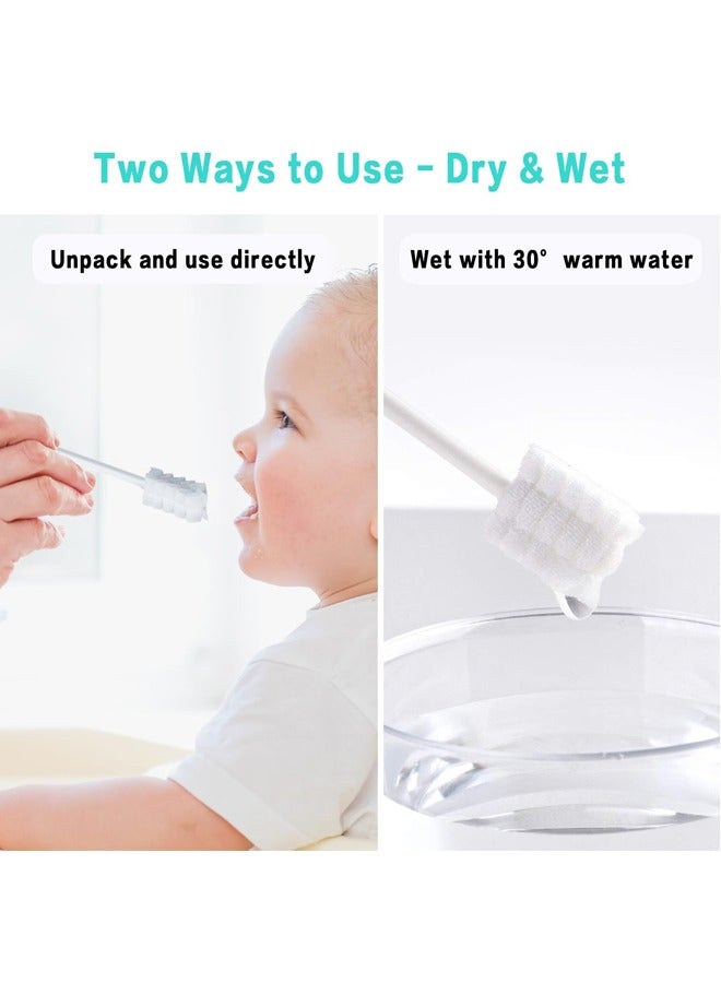 LINJIE 42 Piece Disposable Infant Toothbrush Baby Oral Cleaning Stick Dental Care 0 To 36 Month - Image 4