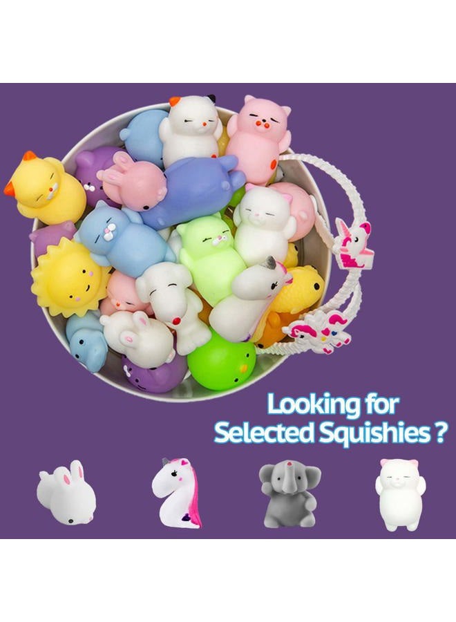 BYDOOO BD Easter Basket Stuffers – 3 Pre-Filled Easter Egg Fillers, Mochi Squishies 16pcs, Classroom Prizes & Unicorn Party Favors, Claw Machine Toys - Image 2