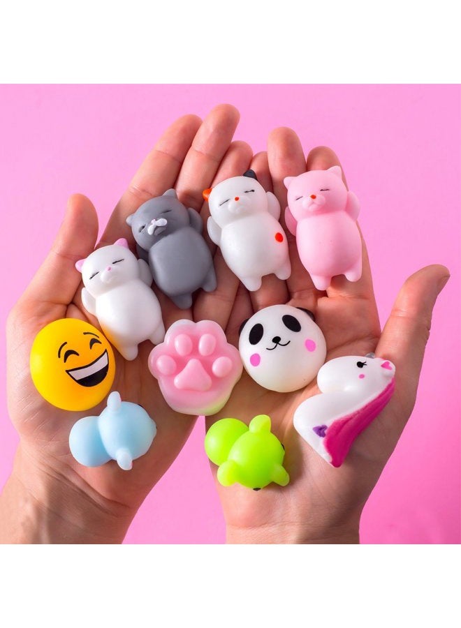 BYDOOO BD Easter Basket Stuffers – 3 Pre-Filled Easter Egg Fillers, Mochi Squishies 16pcs, Classroom Prizes & Unicorn Party Favors, Claw Machine Toys - Image 4