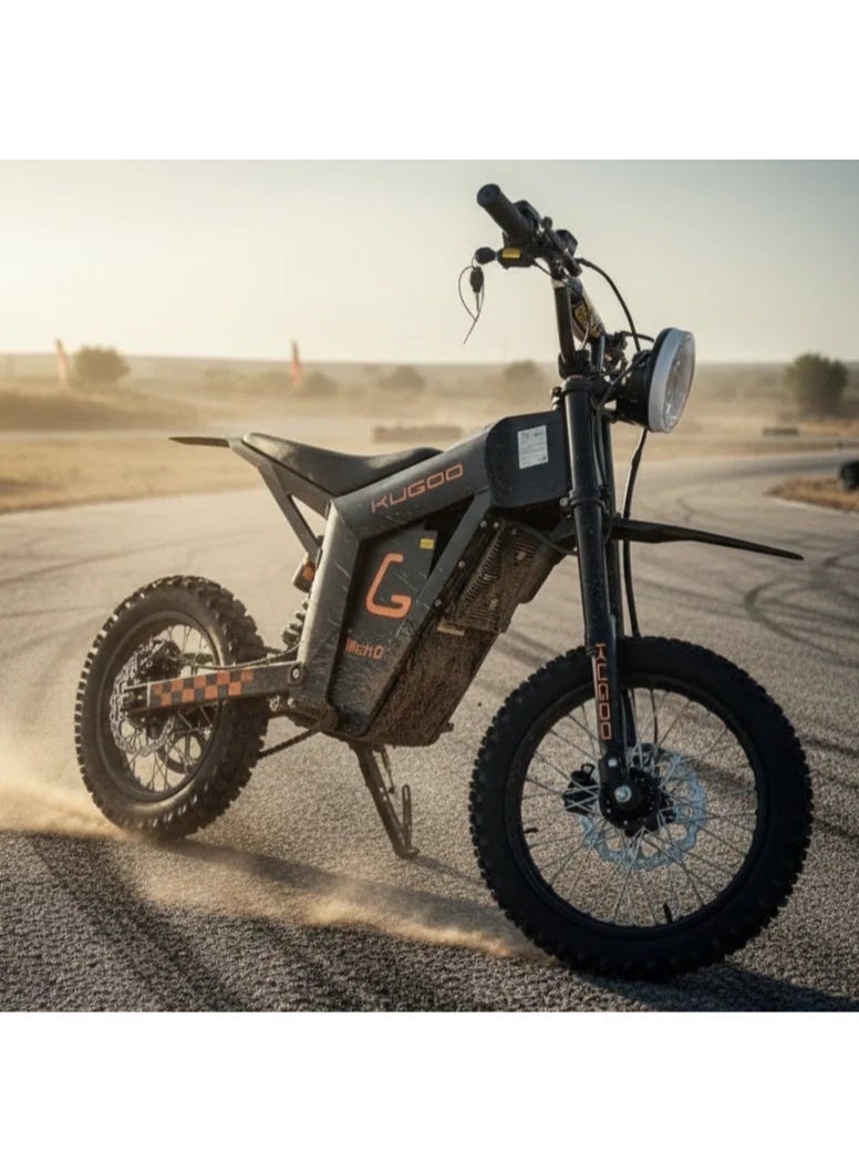 Kugoo Wish 01 Electric Dirt Bike With Hydraulic Disk Brake & 48V 21A Battery. - Image 1