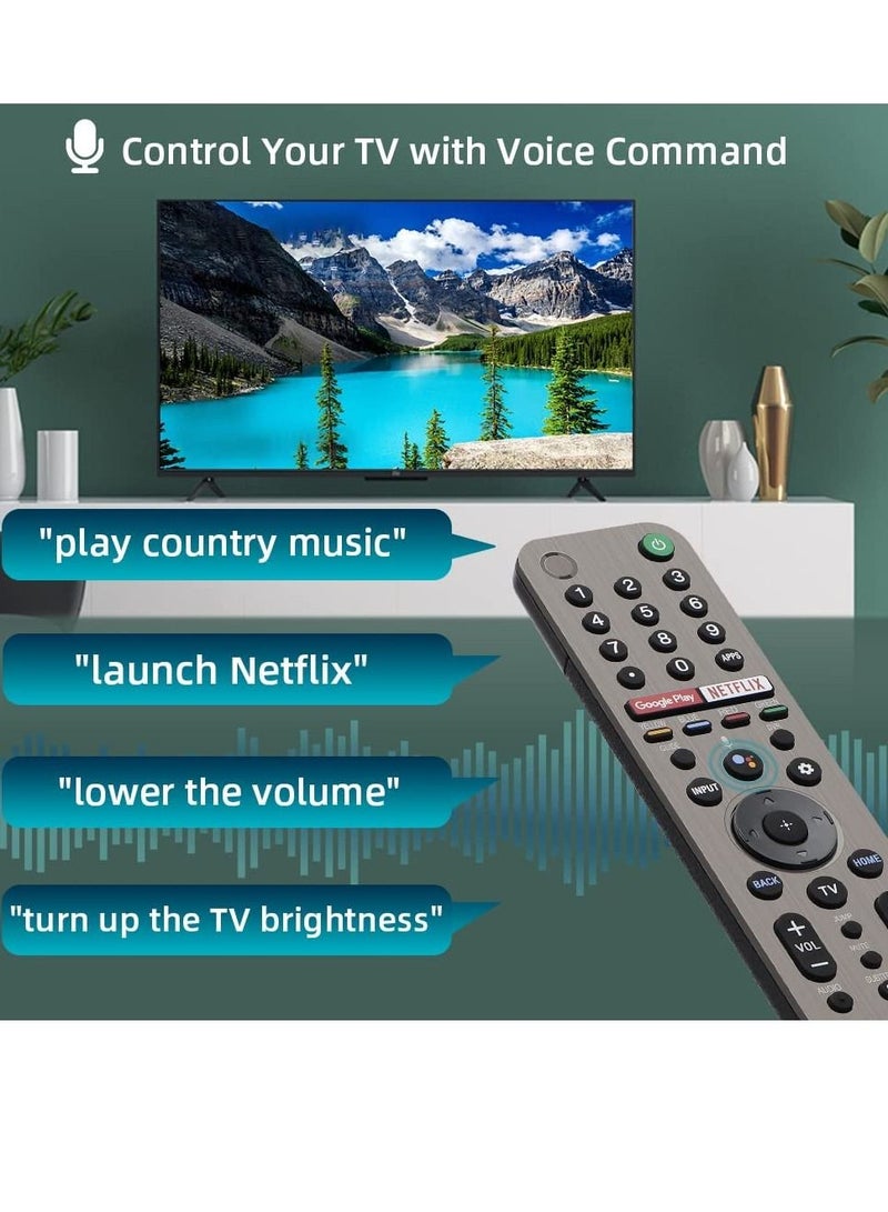 Voice Remote Control RMF-TX600E/RMFTX600E for Sony 4K 8K HD LED Smart TV RMF-TX600U RMF-TX600B RMF-TX600P RMF-TX600T RMF-TX621E RMF-TX611E RMF-TX520E RMF-TX500E - Image 5