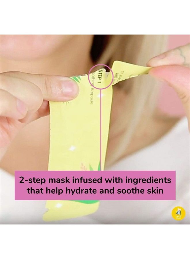 FACETORY Glow Baby Glow 2-Step Radiance Boosting Sheet Mask with Niacinamide and Cica - For Dull, Dehydrated Skin - Illuminating, Calming, Soothing, and Moisturizing (Pack of 10) - Image 3