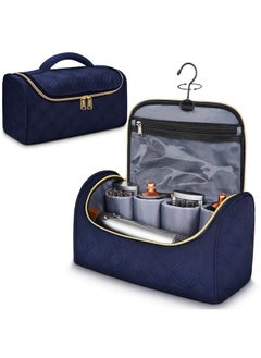 Padded Travel Case Compatible With Dyson Airwrap Complete Styler And Attachments, Portable Storage Bag With Metal Hanging Hook For Airwrap All Models, Long Barrel, Hair Curler Accessories, Blue - pzsku/Z46B9B81879E57031BCD9Z/45/_/1733729647/892642b3-f5d1-4480-af6f-97cf898a395f