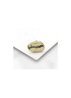 MIBRU Coffee brooch bean bronze 