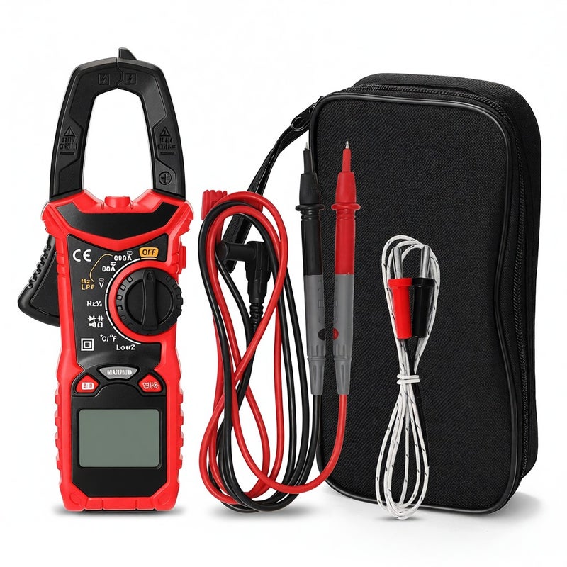 MAYILON Digital Clamp Meter High Precisions AC/DC Voltage AC Current Resistance Diode Test Continuity Multimeter Voltmeter Ammeter Blacklight Function HT206D - Image 1