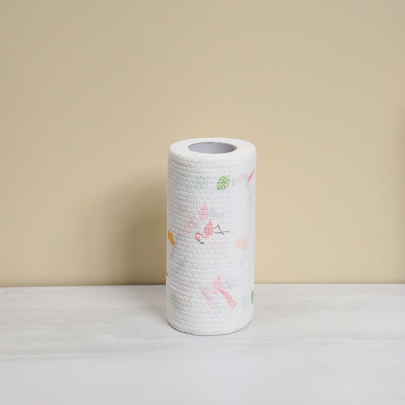Generic Lazy Rag Kitchen Absorbent Non Woven Wash Bowl Cleaning Daily Supplies Sextrose Rag Disposable Non Woven Fabric Factory [Printing] medium and coarse volume 