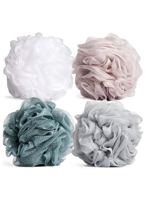 Bath Sponge Body Scrubber Soft Bath Flower Ball Bubble Net Exfoliate Shower