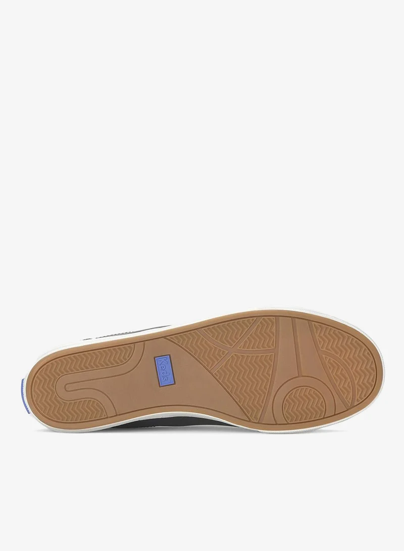 Keds black Keds Women's Center III Lace Up Leather Casual Sneaker Black for Women | Best Price UAE