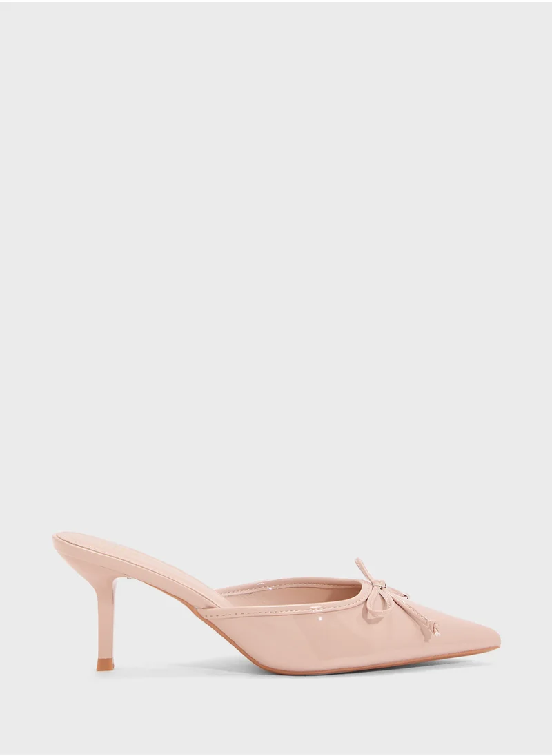 ايلا Heeled Mule With Buckle
