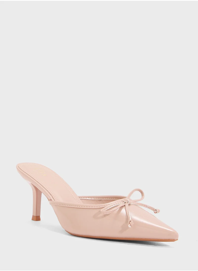 ايلا Heeled Mule With Buckle