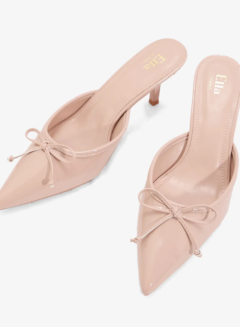 ELLA Heeled Mule With Buckle