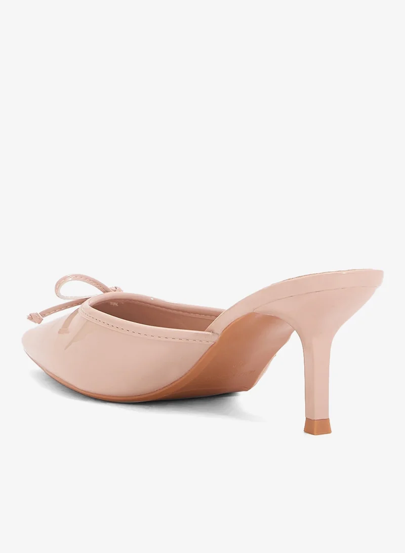 ELLA Heeled Mule With Buckle