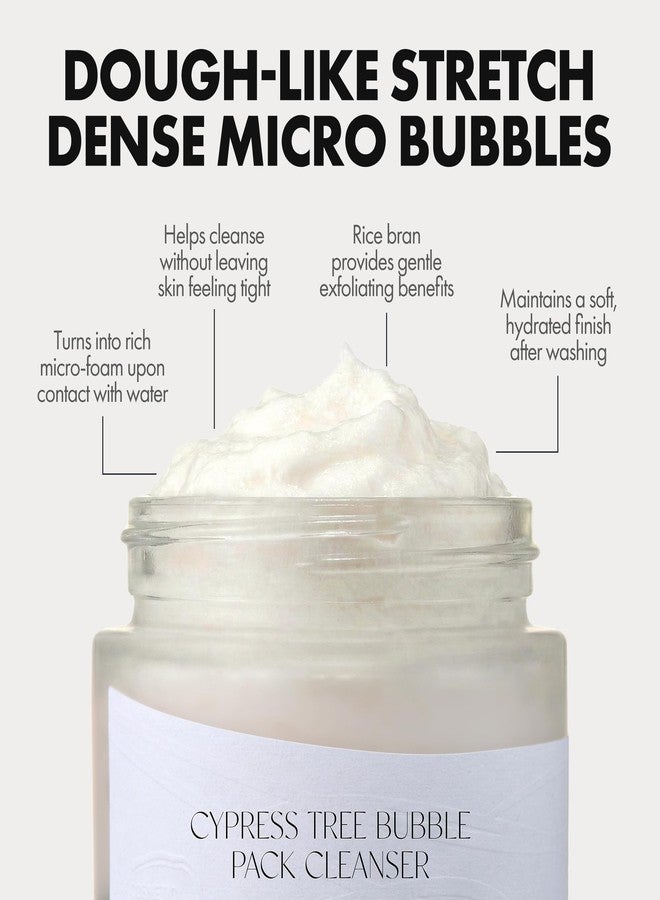 ELROEL Cypress Tree Bubble Pack Cleanser - 4-in-1 Cleansing, Hydrating, Smoothing and Exfoliating Facial Cleanser with Rice Bran Extract - Foaming Face Wash for Dull Skin - Korean Skin Care 1.69 Fl Oz - Image 5