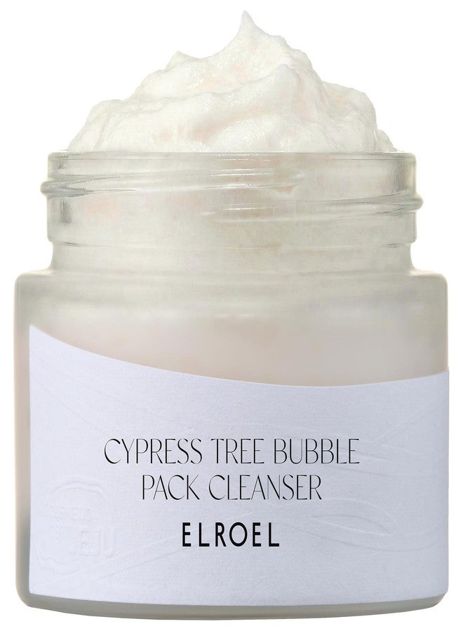 ELROEL Cypress Tree Bubble Pack Cleanser - 4-in-1 Cleansing, Hydrating, Smoothing and Exfoliating Facial Cleanser with Rice Bran Extract - Foaming Face Wash for Dull Skin - Korean Skin Care 1.69 Fl Oz - Image 2