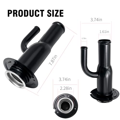 MDEOOSKY 3 Pcs Fuel Filler Neck Pipe Fuel Tank Filler Neck Hose Replacement for Ford F350 F450 F550 Super Duty 20052007 FN782 8C3Z9034LE - Image 3