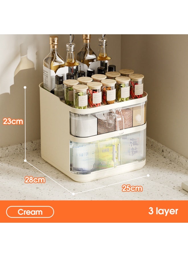 Noon East Plastic Storage Bins, Pantry Organizers and Storage or Kitchen Organization and Storage Containers Bins for Organizing, Fridge, Freezer, Bathroom, Pantries, Refrigerator, Cabinet Organizer Bin - Image 2