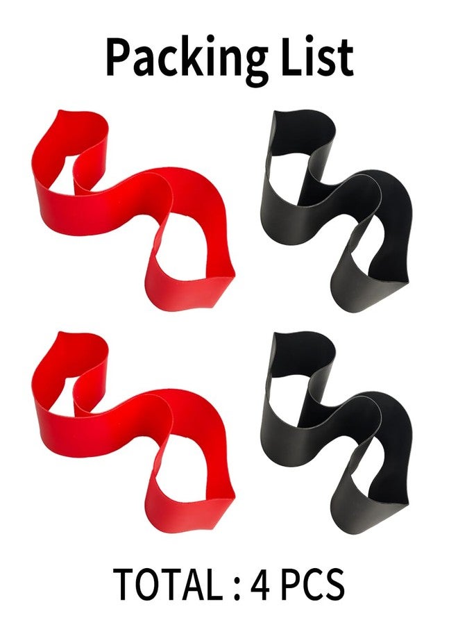 Toeloioh 4Pcs Rubber Ankle Strap for Swimming, Legs Resistance Exercise Swim Band, Swimming Ankle Strap, General Swimming Helper for Children and Adults - Image 4