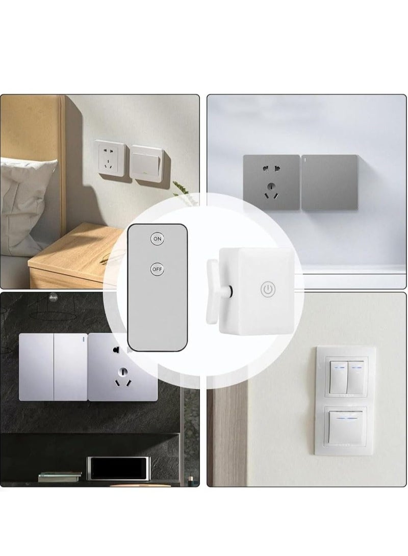 Wireless Intelligent Light Switch, Automatic Remote Control Light Switch, White, on Actuator, Manual Automatic Operation Mode - Image 4