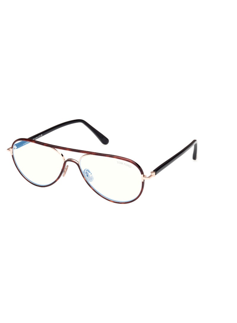 TOM FORD نظارات توم فورد المعدنية للطيارين بإطار كامل للرجال مع حماية من الأشعة فوق البنفسجية - Image 1