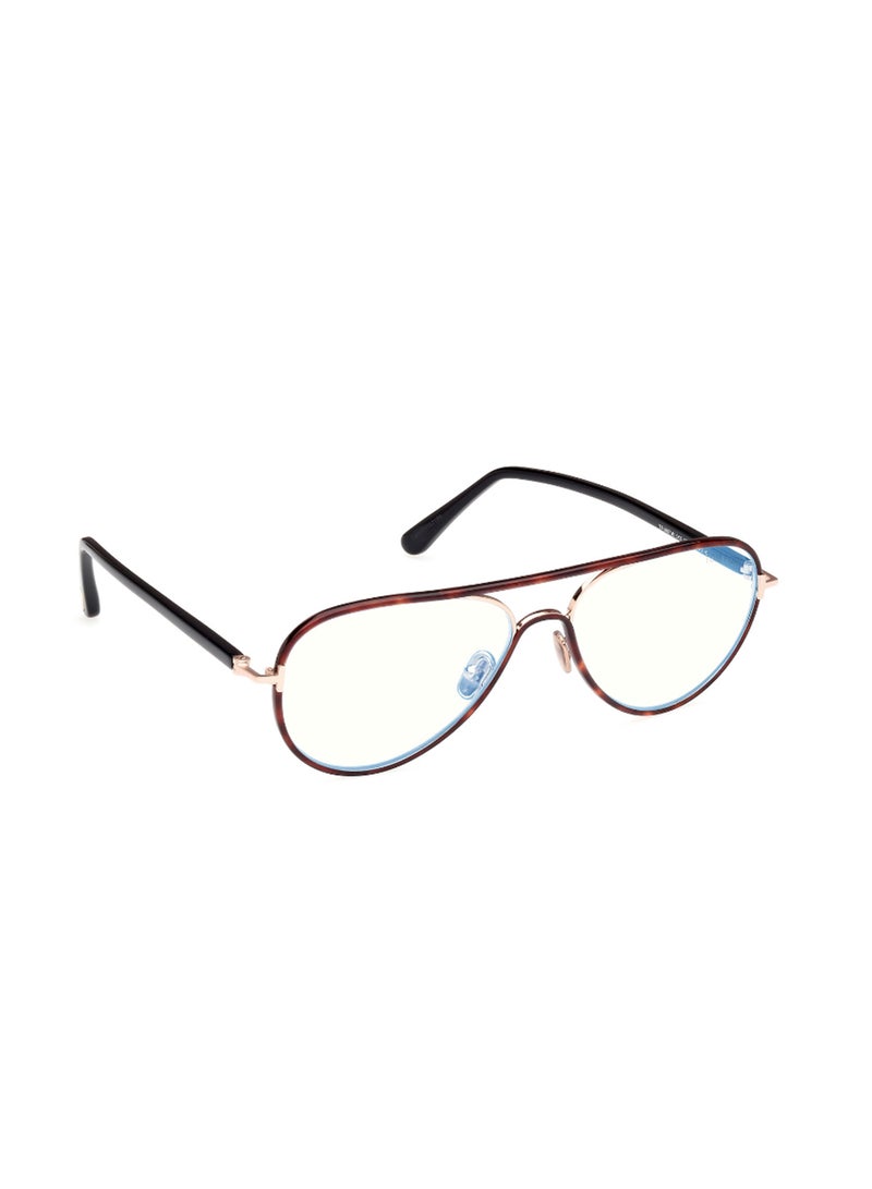 TOM FORD نظارات توم فورد المعدنية للطيارين بإطار كامل للرجال مع حماية من الأشعة فوق البنفسجية - Image 3
