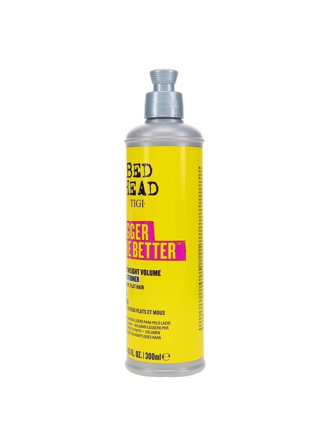 TIGI Bed Head Bigger The Better Lightweight Volume Conditioner for Fine Hair 10.14 fl oz - Image 1