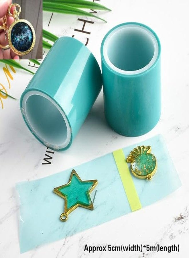 THE ARTKING UV Resin Tape Set of 2 for Jewelry Making Art Materials Sticky Seamless Traceless Adhesive DIY Craft Tools for Bezel Pendant Necklace Jewellery for Beginners - Image 3