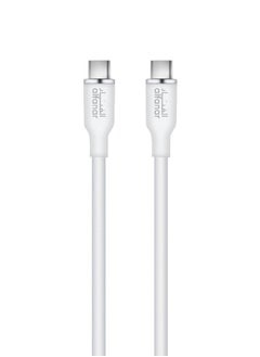 alfanar Type-C to Type-C Fast Charging Cable White 1 m C31C-CBW06, 480Mbps 3A  - Image 2