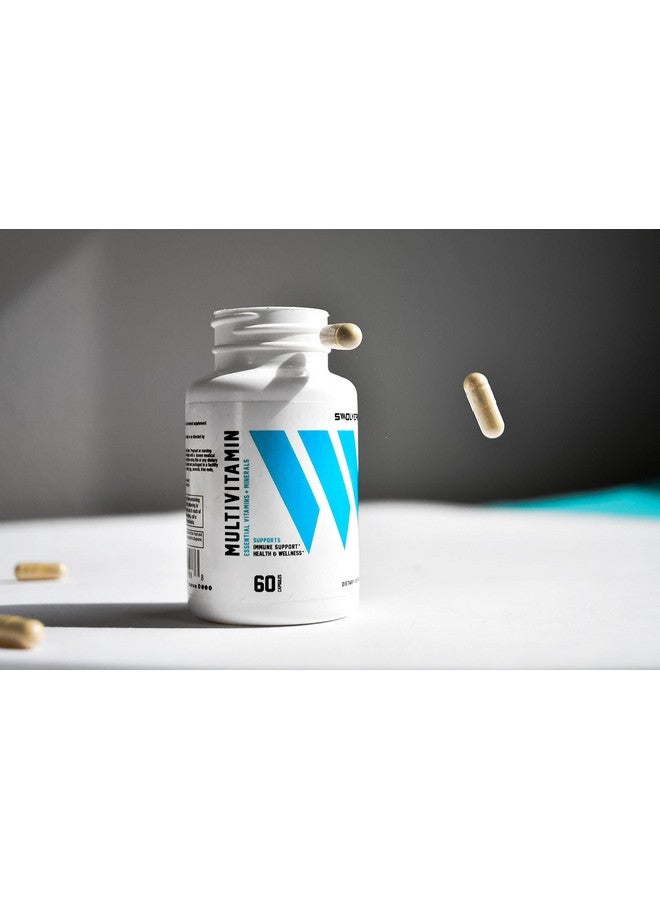 Swolverine Multivitamin | Enhanced Vitamins & Minerals Capsule, Magnesium, Zinc, Chromium, Iron, Calcium, Biotin, (30 Servings) - Image 3