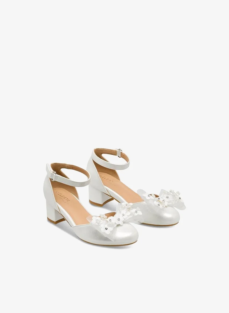 Celeste Girls Block Heel Sandals Ramadan Collection