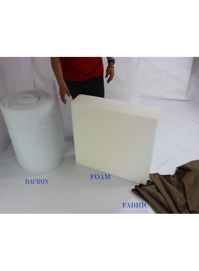 Mybecca 24 Inch Wide 5 Yard Quilt Batting Multipurpose Dacron Fiber Polyester Wadding Fabric Loft Upholstery Grade Padding 180 Inch X 24 2' X 15' - Image 2