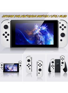 KASTWAVE Joy Cons Wireless Controller for Nintendo Switch, L/R Controllers Replacement Compatible with Nintendo Switch/Lite/OLED, Joystick with Wake-up/Screenshot/Dual Vibration (New White)  - Image 4