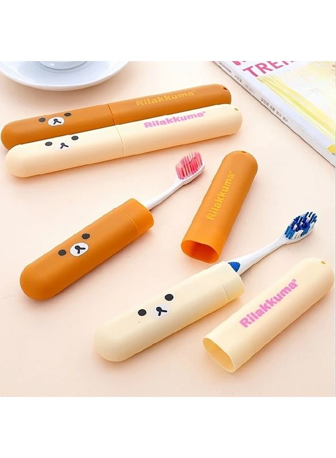 3pcs Travel Toothbrush Set Portable Breathable Toothbrush Cover Household - Image 3