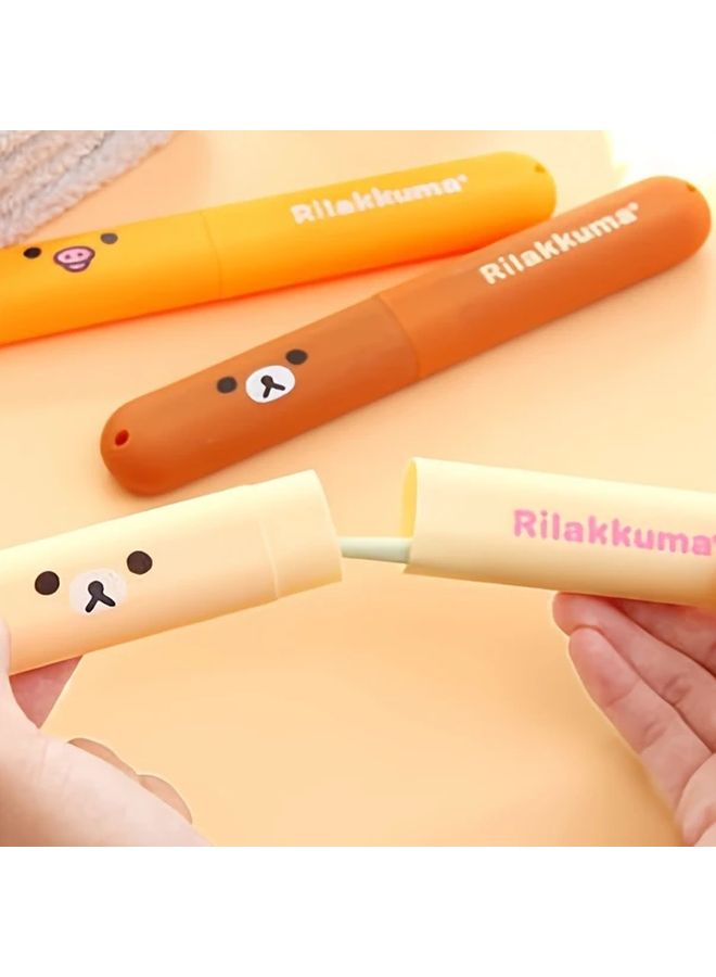 3pcs Travel Toothbrush Set Portable Breathable Toothbrush Cover Household - Image 5