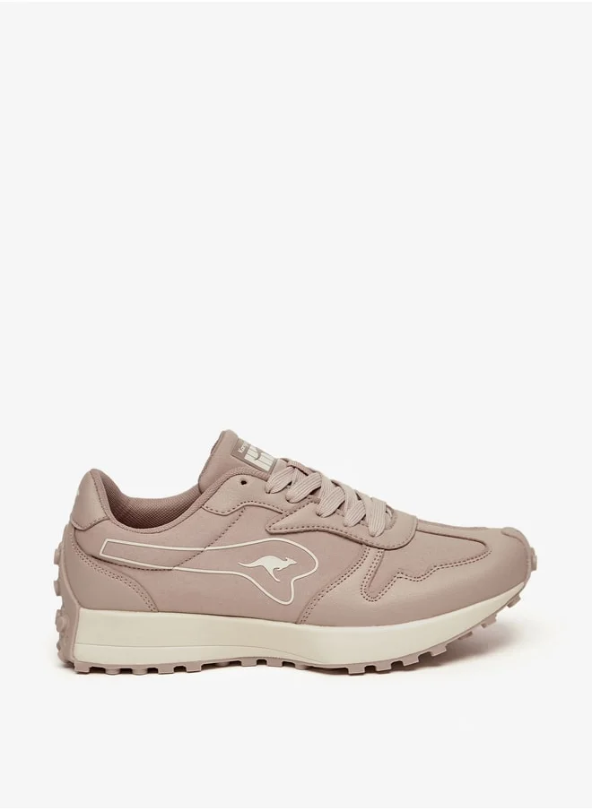 كانغاروس Women's Panelled Lace-Up Sports Shoes