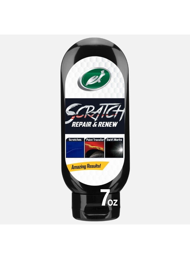 Turtle wax Scratch Repair & Renew Car Scratch Remover Polish with Heal & Seal Technology | Removes Light Scratches, Swirl Marks & Paint Transfer | 7 Oz (207ml) - Image 1