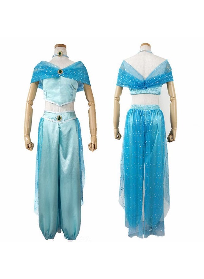 NIBEMINENT Disyou, Aladdin, Princess Jasmine costume, Halloween performance costume - Image 1