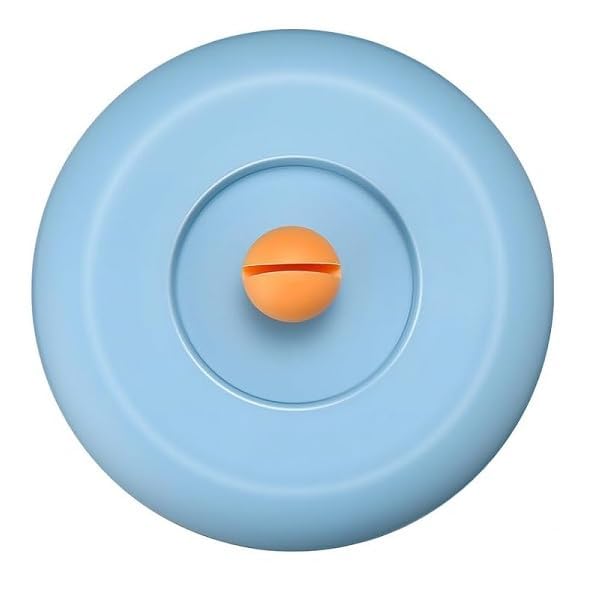 MeeTo Heat Resistant Silicone Cup Cap Cover, Rubber Cup Lids with Spoon Stand, Holder, Anti Dust, Dustproof, Airtight Food Grade, Reusable Mug Glass Cover (Random Color) (1) - Image 1