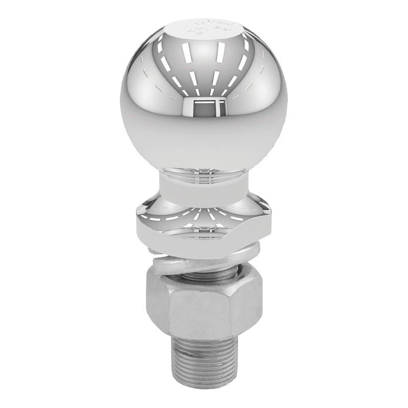 CURT 40039 Chrome Trailer Hitch Ball 12000 lbs 2516Inch Diameter 1 x 214Inch Shank