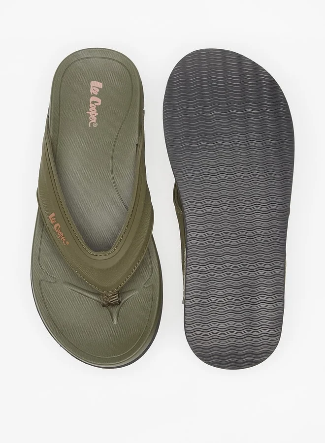 لي كوبر Men's Textured Flip Flops