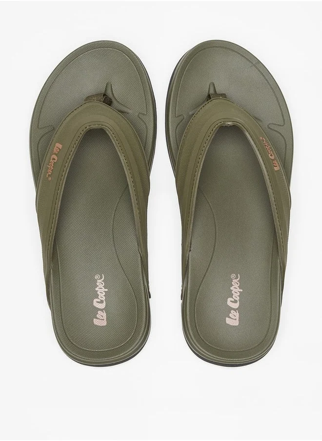 لي كوبر Men's Textured Flip Flops