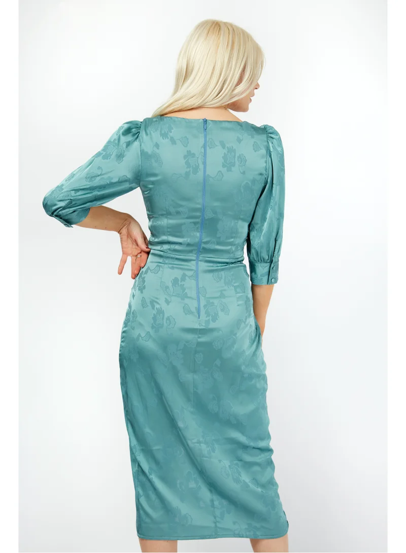 Little Mistress Little Mistress Blue Bodycon Dress