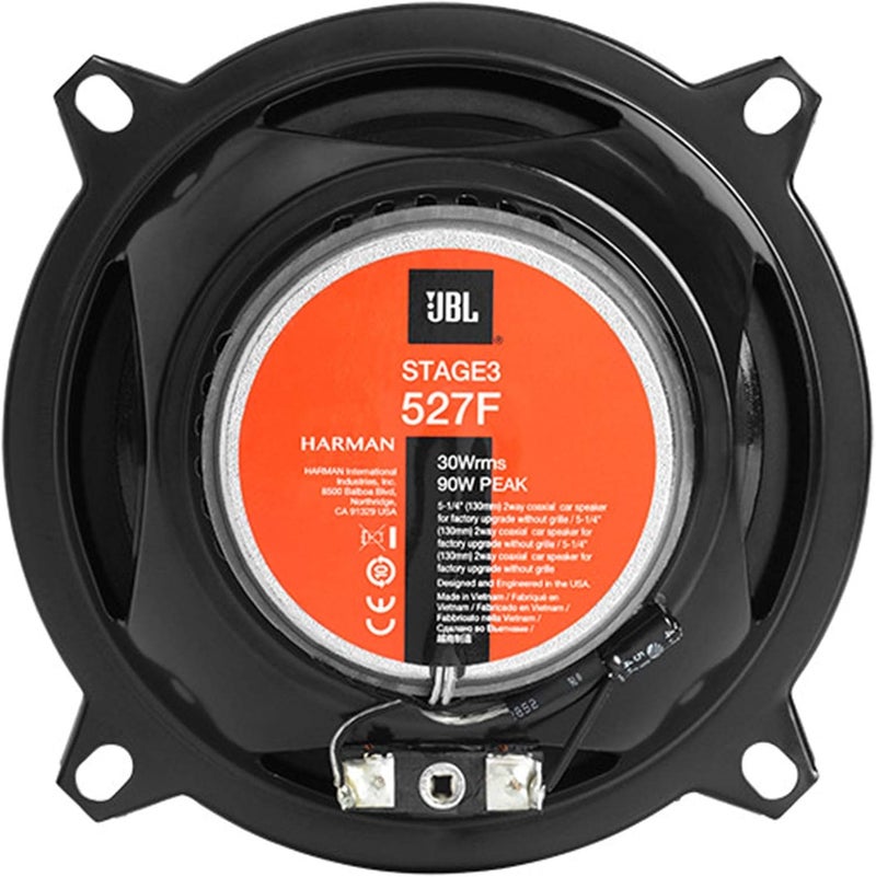 JBL Stage 3527F - 5.25” Two-way Car Audio Speaker, Black - Image 4