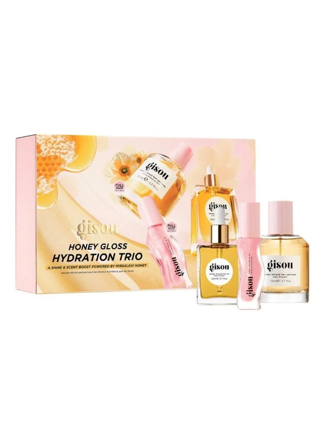 Gisou Triple Honey Gloss Group for Hydration Trio - Image 1