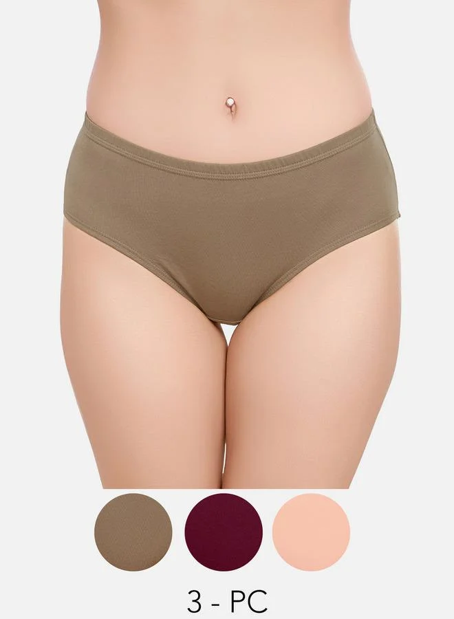 Splash FAV Juliet Hipster Briefs Mid Rise- Set of 3